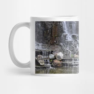 Waterfall on Campus of Far East Federal University, Vladivostok, Russia Mug